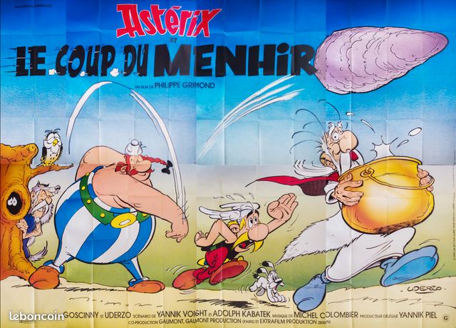 Lot De 3 Affichettes Astérix - 1992 - Plastique, 30x40 Cm - Produit Dérivé BD