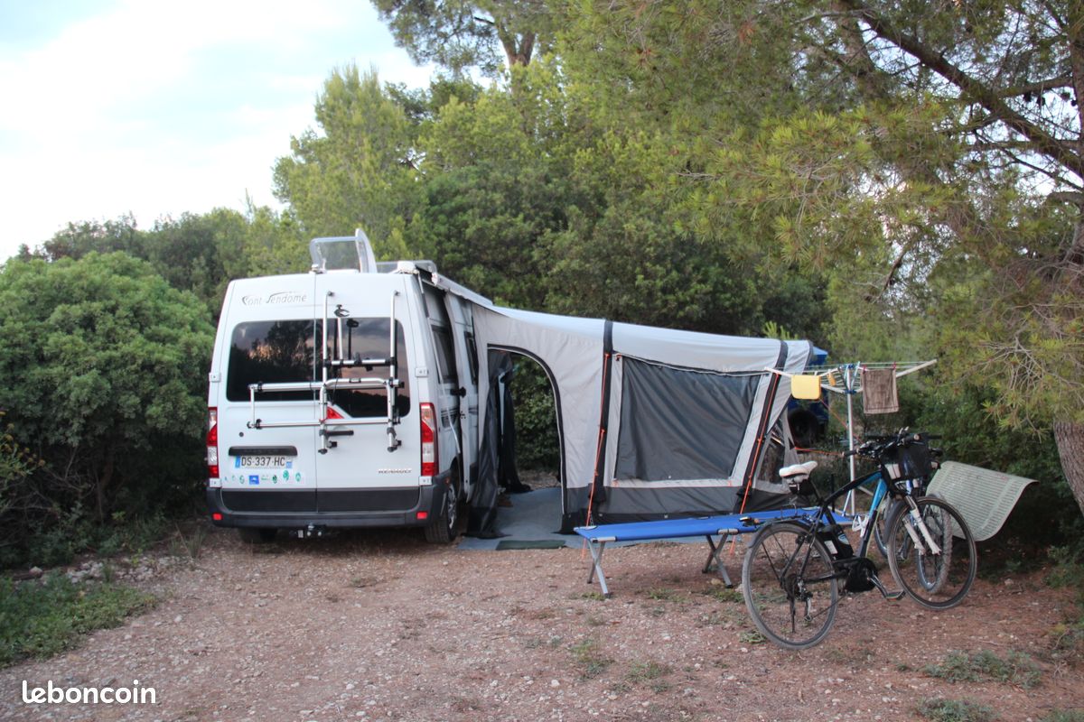 Auvent gonflable Summer Line pour camping car - Équipement caravaning