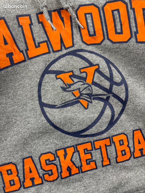 Hoodie Valwood Basketball gris vintage (image 3)