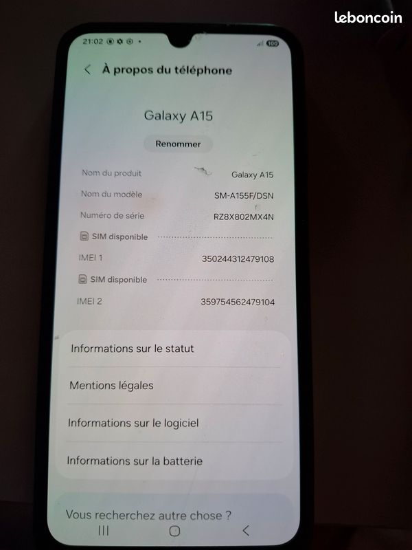 Samsung Galaxy a 15 (image 2)