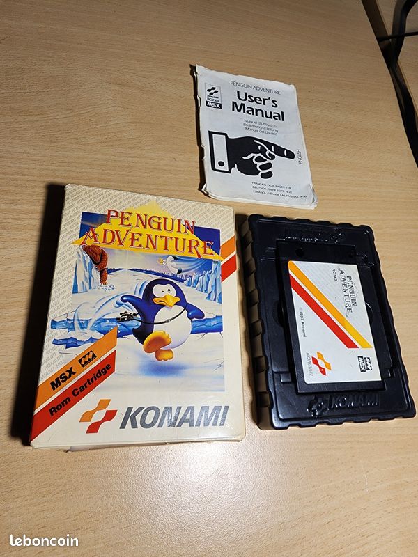 Jeu Penguin Adventure MSX (Konami 1987) - Jeux vidéo