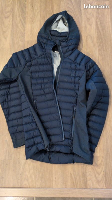 Sous veste doudoune légère de ski duvet plume 100 M Sport