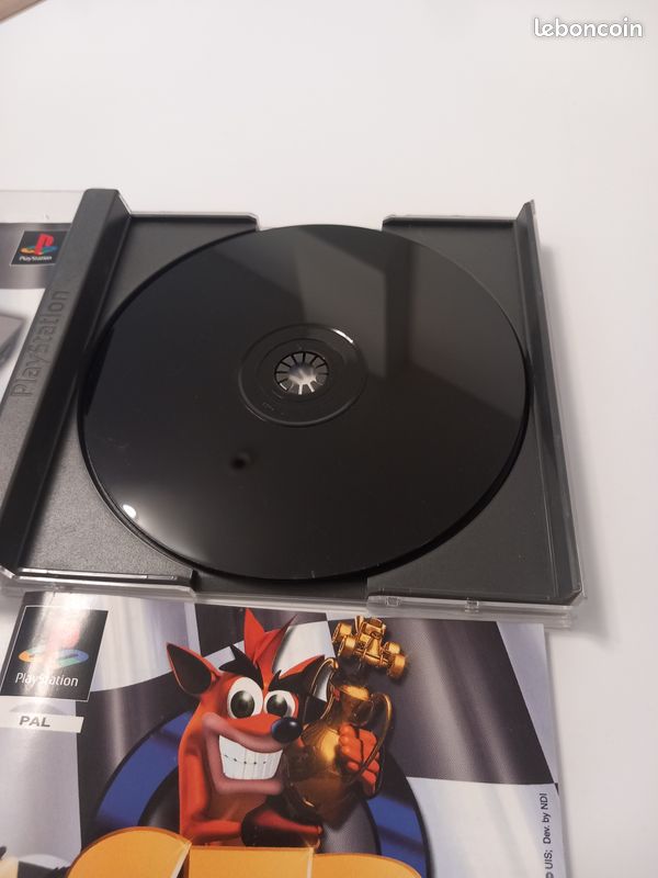 Jeu PS1 CTR Crash Team Racing - Version COMPLÈTE (Boîte, Notice) - Bon état