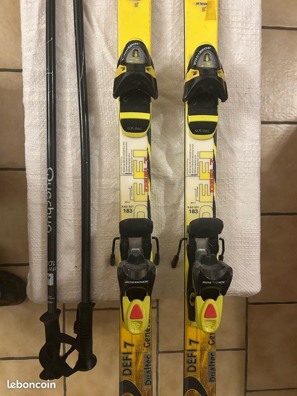 Ski Rossignol Défi 7 183 cm + bâton 125 (image 3)