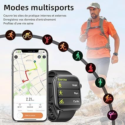 Smart watch montre connectée bluetooth Apple / Samsung (image 4)