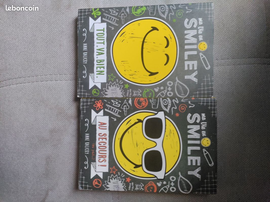 Tome 1 et 3 de ma vie en smiley (image 1)