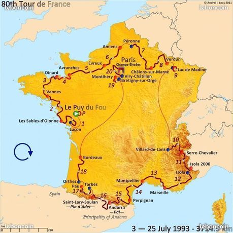 Miguel Indurain takes on the Tour - Tour de France 1993 - Photographic