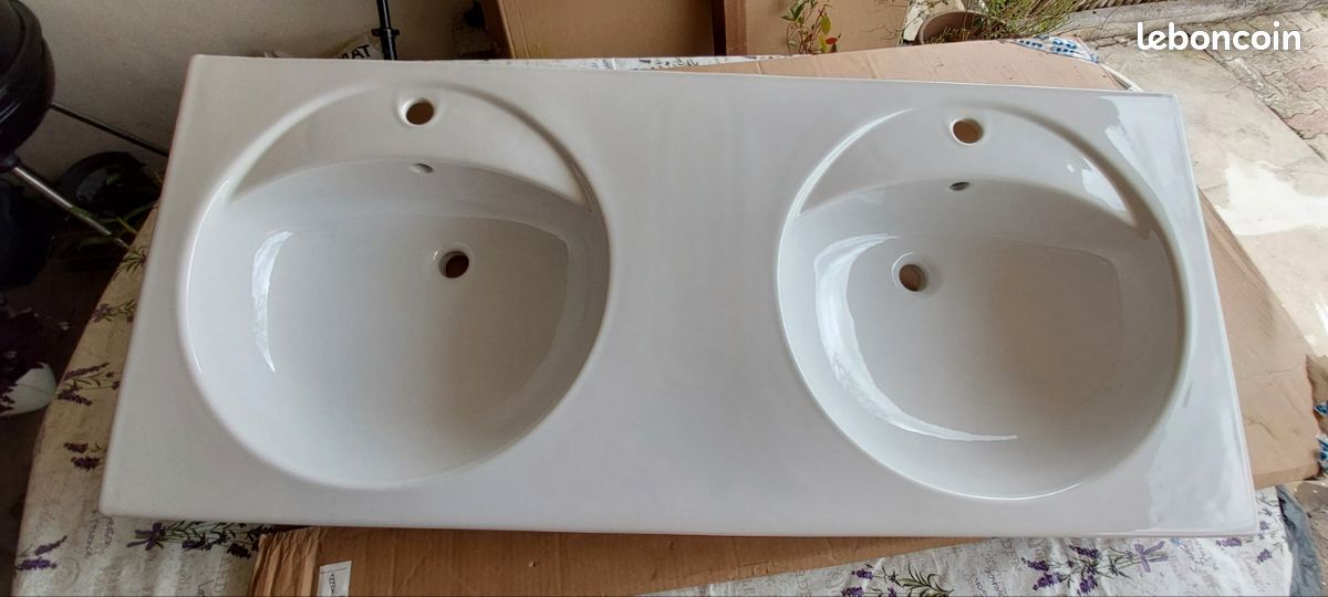 Double vasque lavabo Allia (image 1)