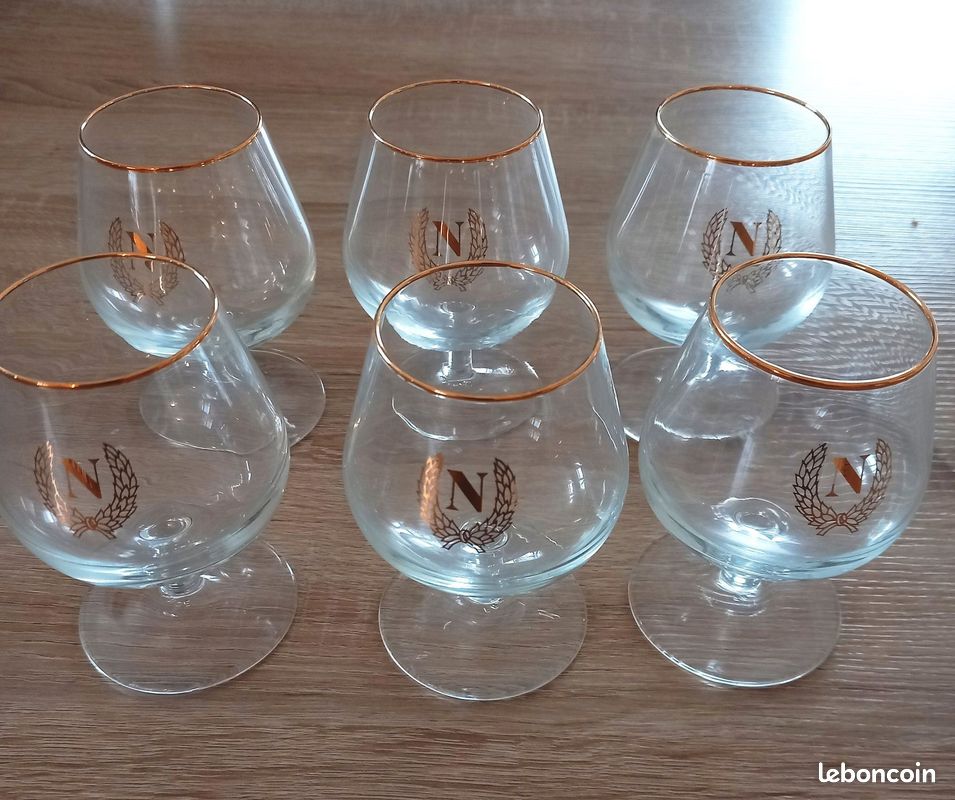 Lot de 6 verres à Cognac "Napoléon" (image 1)