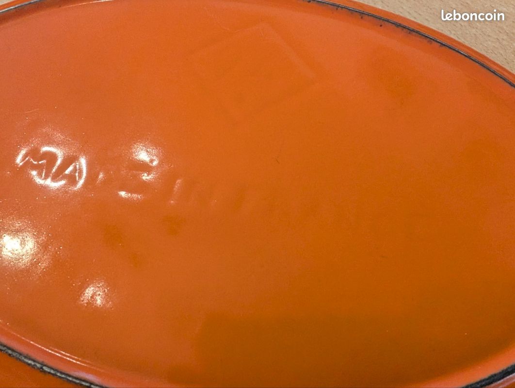Vintage Cousances Le Creuset Tarteform, Flamme Französische Emaille - Österreich