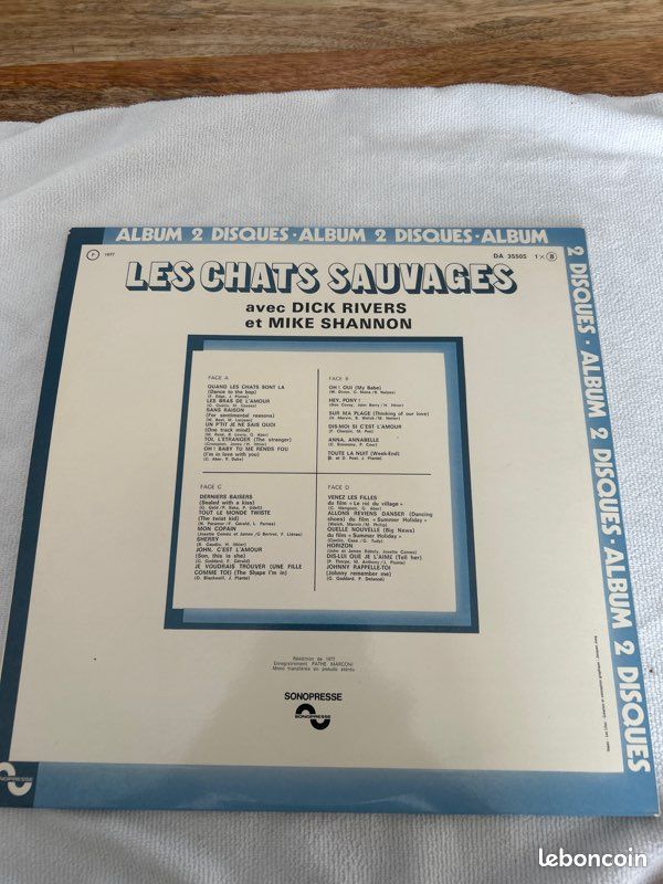 Double vinyle 33 tours les chats sauvages (image 3)