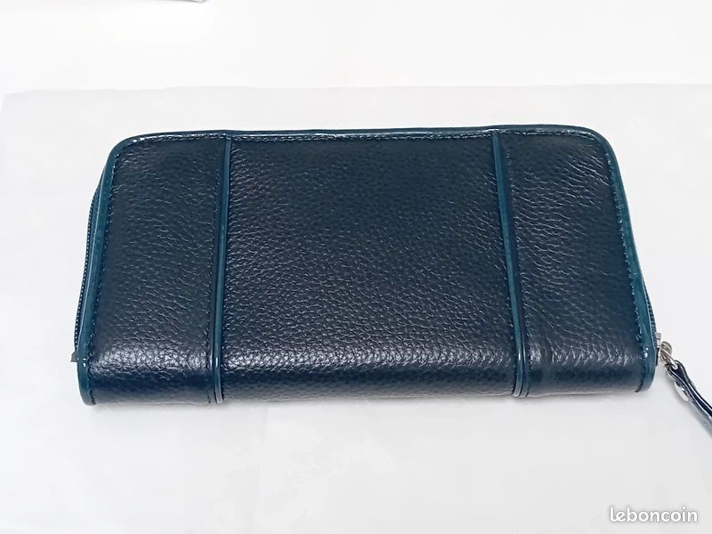Portefeuille femme Paquetage neuf – noir & bleu – avec boîte (image 5)