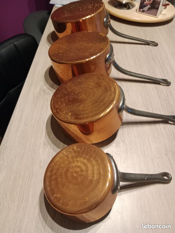 Lot d 4 Casseroles cuivres (image 7)