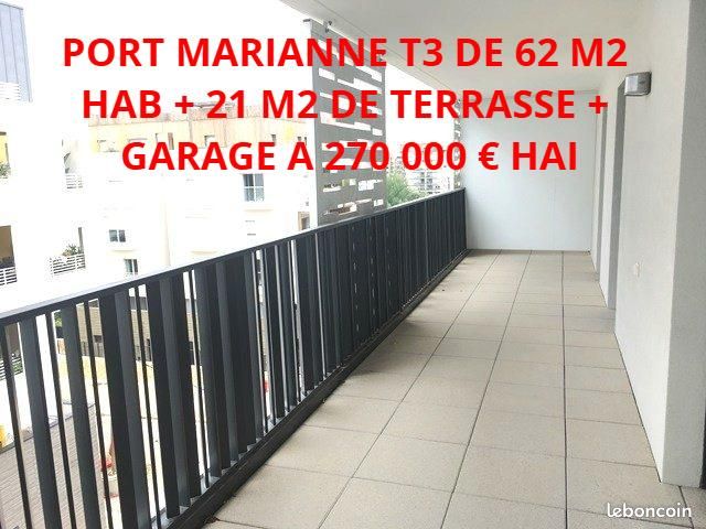 Appartement 3 pièces 62 m² · à Montpellier · 62 m² · 270 000 €