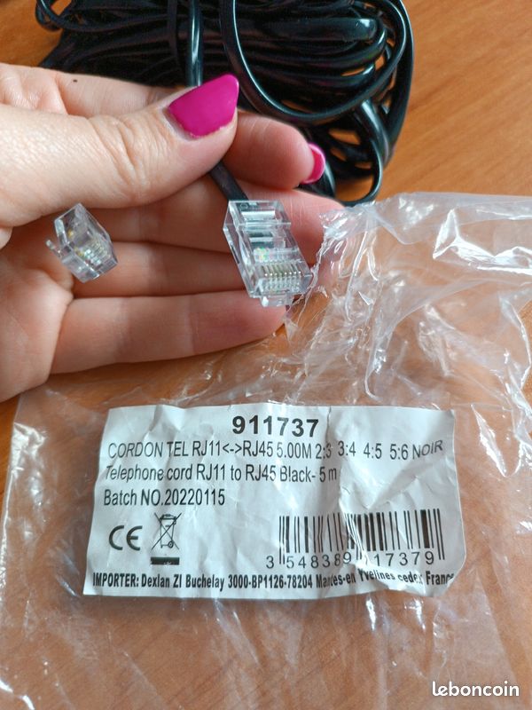 Câble RJ45 rj11 (image 1)