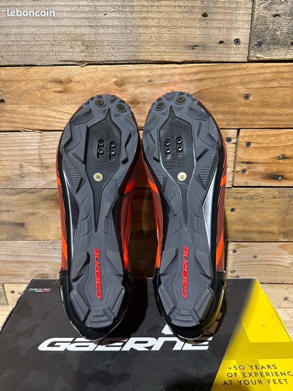 Chaussures neuves VTT Gaerne G Hurricane Orange taille 46 Chaussures