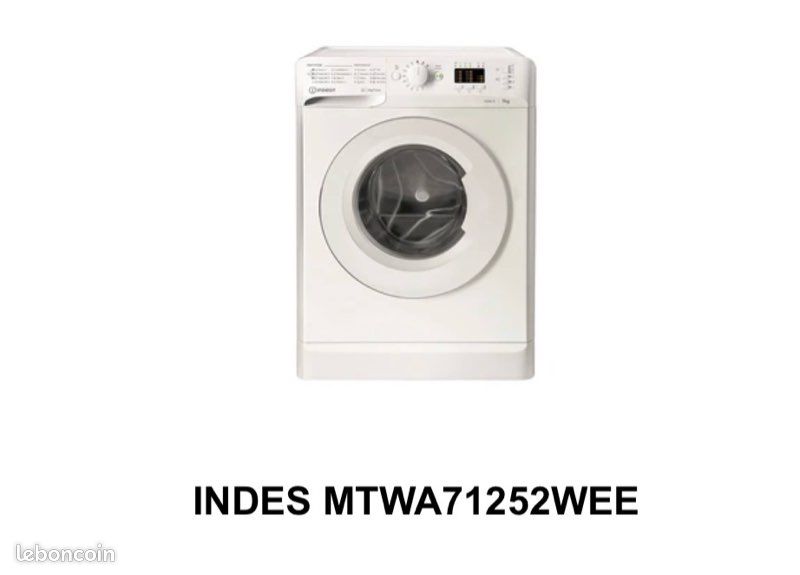 Lave linge indesit 7kgs (image 1)