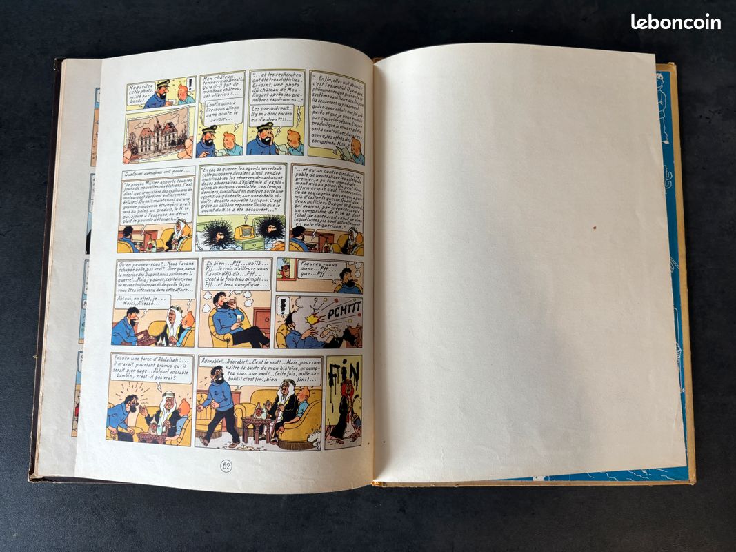 Tintin Au Pays De L'or Noir EO B4 De 1950 (image 16)