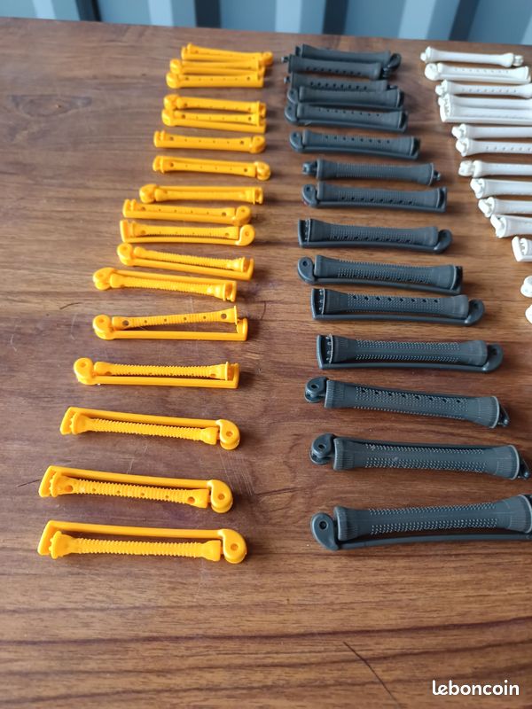 Lot bigoudis plastique (image 2)