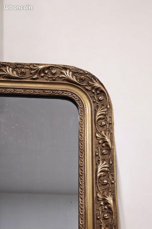 Miroir dorée Louis Philippe 114 x 77 cm - Livraison possible (image 15)