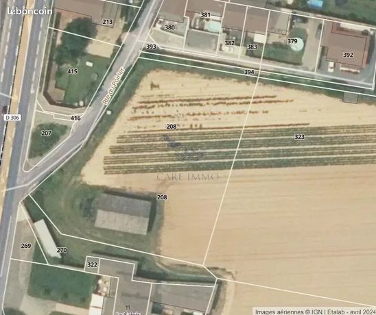 Terrain 3173 m² Saint-Georges-de-Reneins