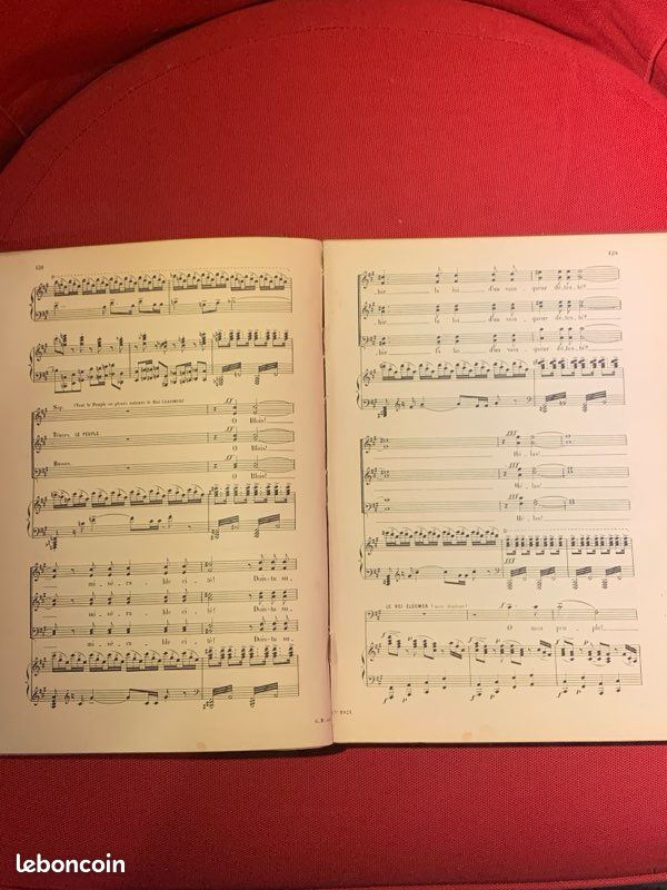 Massenet Esclamonde rare partition piano chant (image 4)