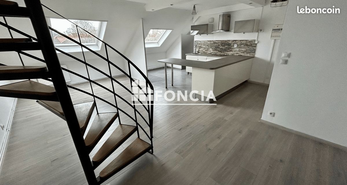 Appartement 3 pièces 65 m² · à Tourcoing · 65 m² · 707 €/mois