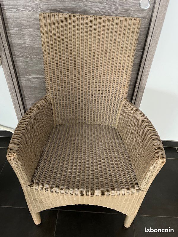 Chaises Llyod Loom en rotin (image 1)