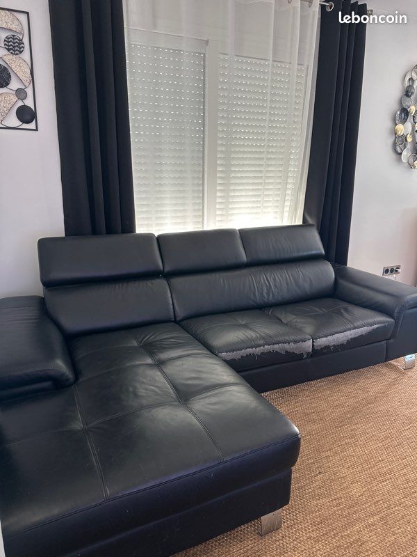 Canapé d'angle cuir noir : le top 30 des meilleurs de 2022 | Achat Gagnant