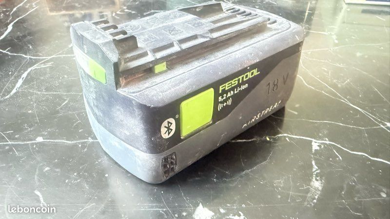 Batterie festool 5,2 ah 18v Bluetooth airstream (image 1)