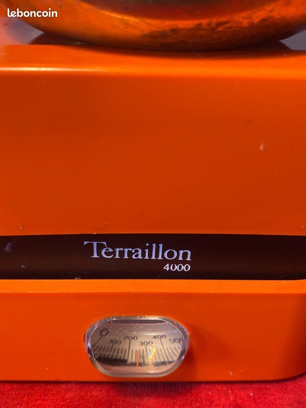Ancien bol à porridge en métal doré (image 10)
