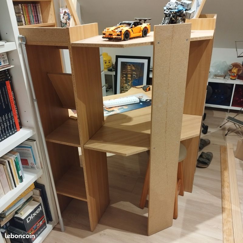 Bureau d'angle avec rangements (image 2)