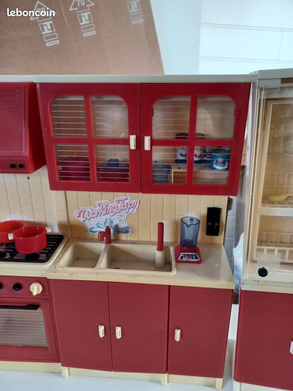Jouet De Cuisine / épicerie Vintage 1970 – Set De Poupées En Plastique (KAUF EIN!), Allemagne