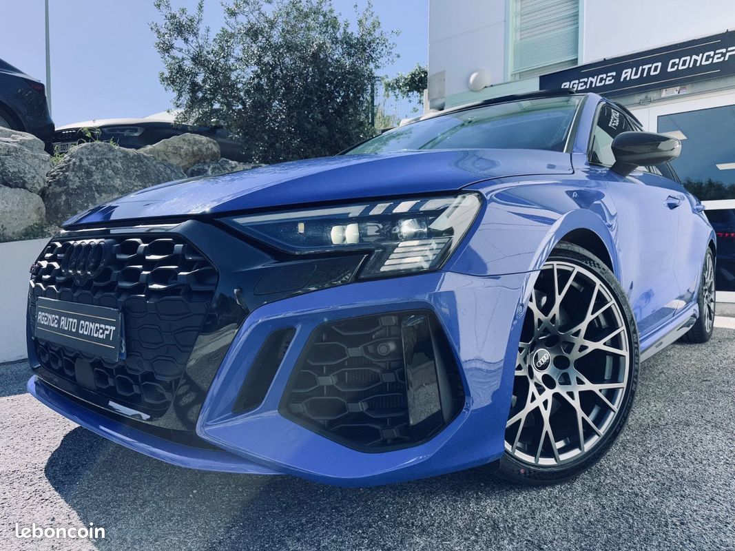 Audi RS 3 PERFORMANCE EDITION 2.5 TFSI 407 CV 1 OF 300 + TOIT OUVRANT + B&O + FREINS CERAMIQUE + GARANTIE 12 MOIS (image 1)
