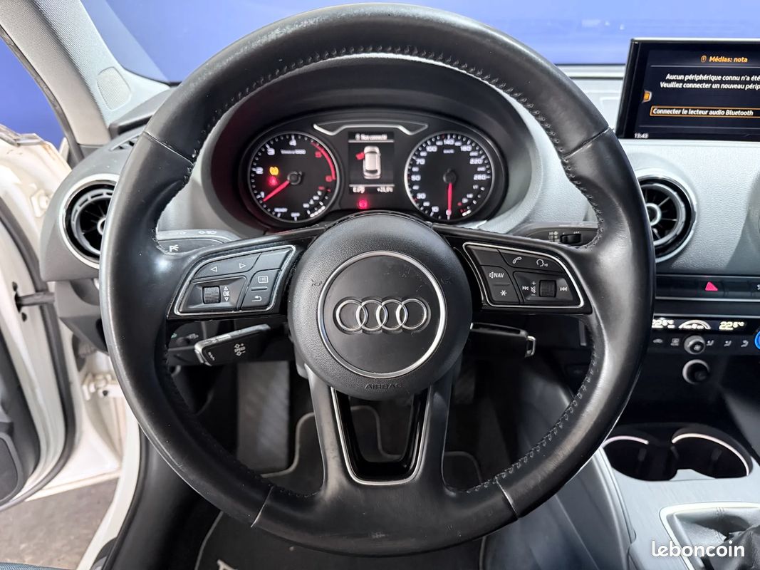 AUDI A3 1.6 D 110ch DESIGN - 2016 - Suivi complet - Phares LED - CARPLAY - DISTRIBUTION OK (image 13)