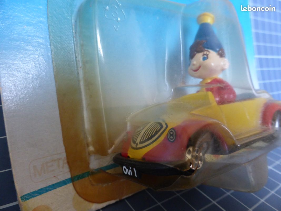 Figurine Majorette – Oui-Oui Et Son Véhicule Métal – Série 450 – 1995 (Neuf)