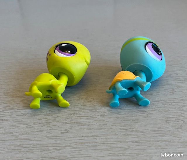 Figurine Littlest Pet Shop Tortue - Collection Pet Shop, Occasion, Parfaite Pour Les Enfants