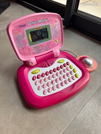 VTech 80-600954 2-in-1 Touch-Laptop Roze - Laptop en Tablet in één! - Duitse Versie VTech 80-600954 2-in-1 Touch-Laptop Roze - Laptop en Tablet in één! - Duitse Versie