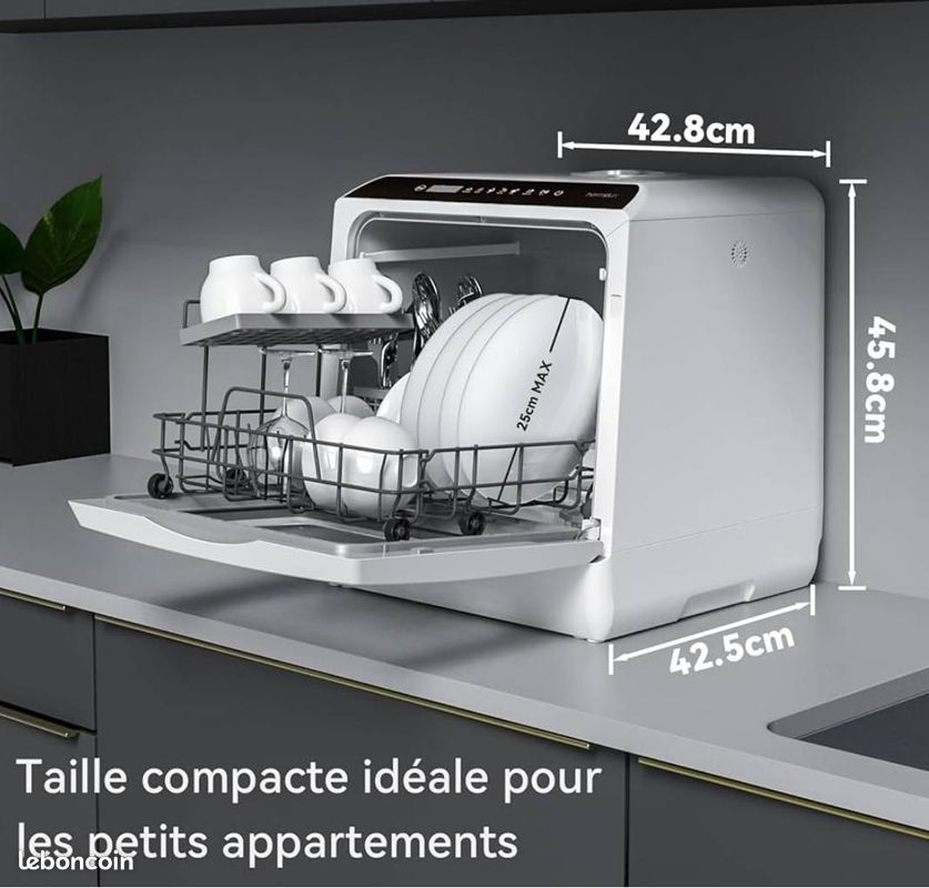 Petit lave-vaisselle compact, parfait pour petits espaces - 150 -  Électroménager
