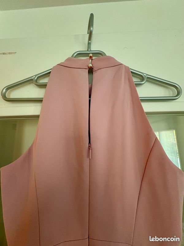 Robe Ted Baker Fille 11 Ans (146 Cm) Magenta Fleurie - Occasion Parfait état
