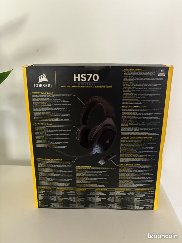 Casque Corsair HS70 (image 3)