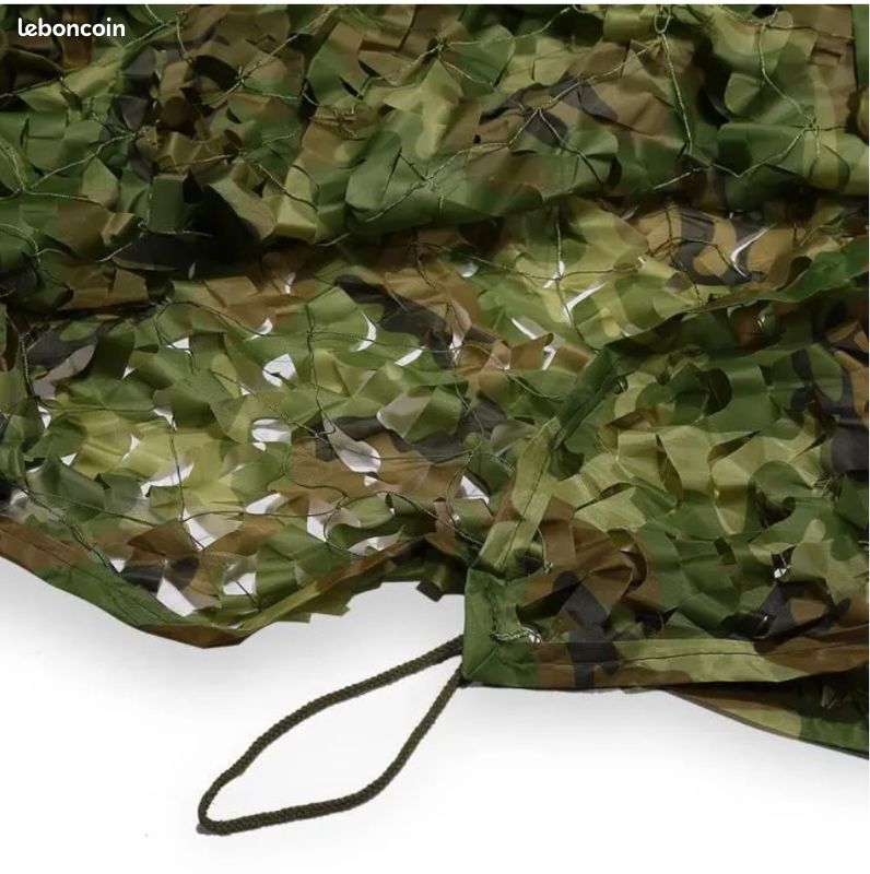 Filet Camouflage Militaire 2x3 M – LITREVE – Vert – Pour Chasse, Jardin, Ombrage