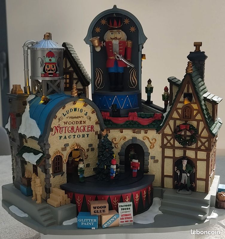 Lemax Fabrique De Casse-Noisettes Ludwig's - Décor De Noël Animé Avec Musique Et Lumière