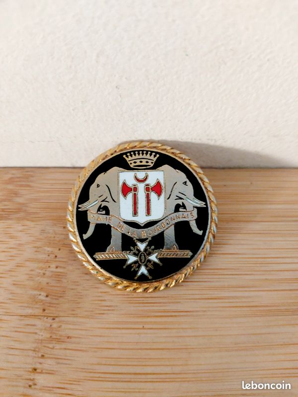 Insigne Broche Morlaix "S'ils Te Mordent Mords-les" - Métal, Occasion, Thème Tourisme Breton