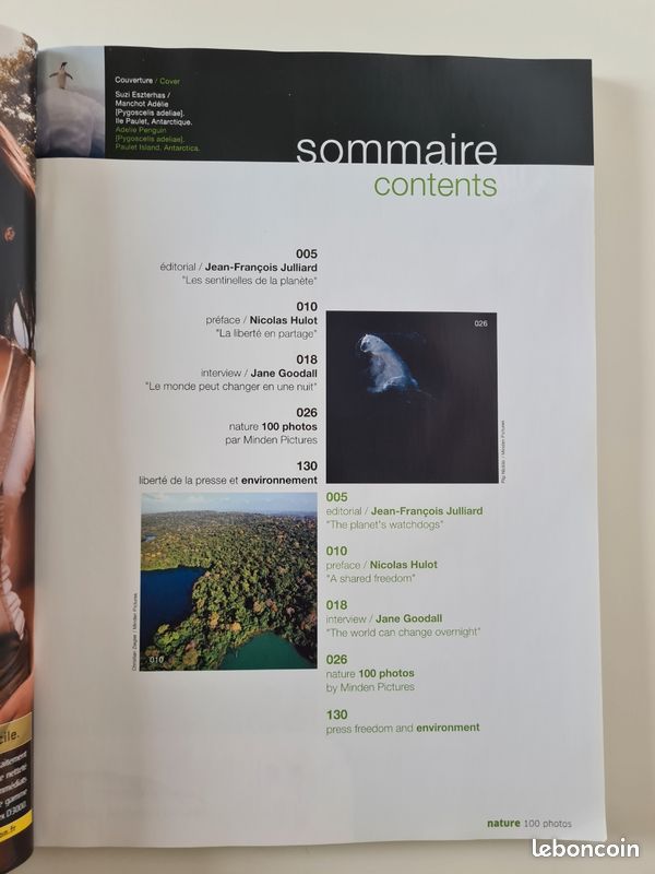 Livre photo : Reporters sans frontières, 100 photos de nature pour la liberté de la presse (image 2)