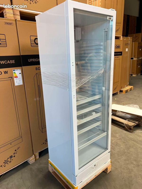 ✅ Neuf Frigo Vitrine à Boissons 380 Litres – Porte Vitrée | Froid Ventilé | LED | Usage Professionnel | Livraison Gratuite (image 1)