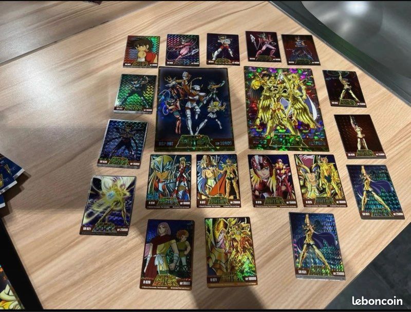 KAYOU - cartes Saint Seiya authentiques, jeux de fête, carte de réveil