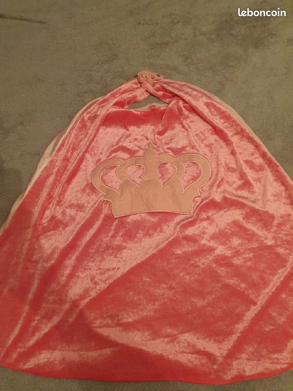 Cap de Reine rose pour déguisement (image 1)
