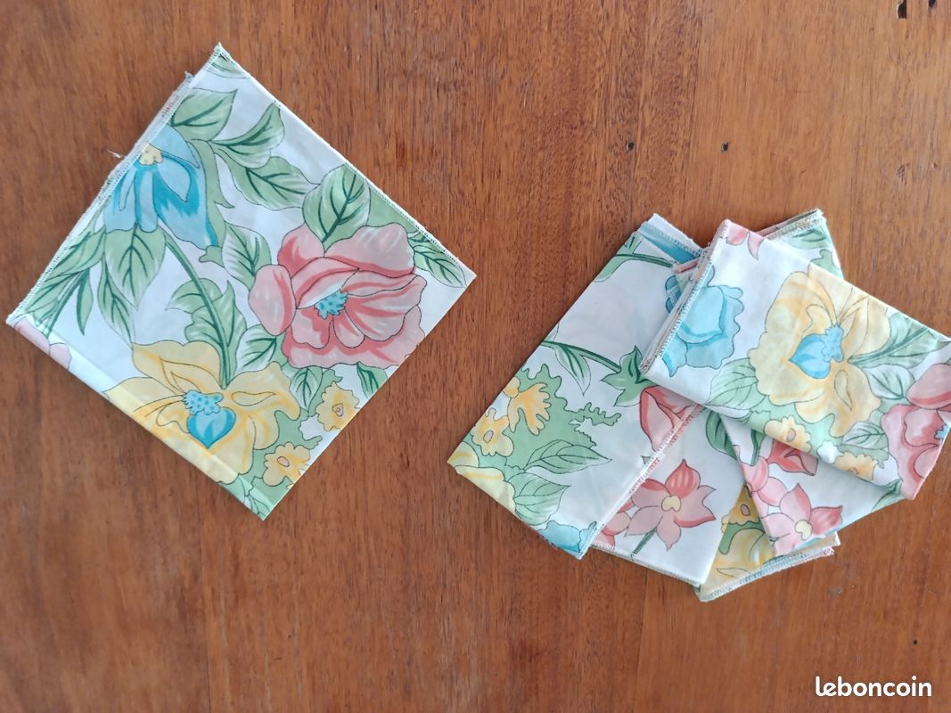 6 Serviettes de table vintage (image 3)