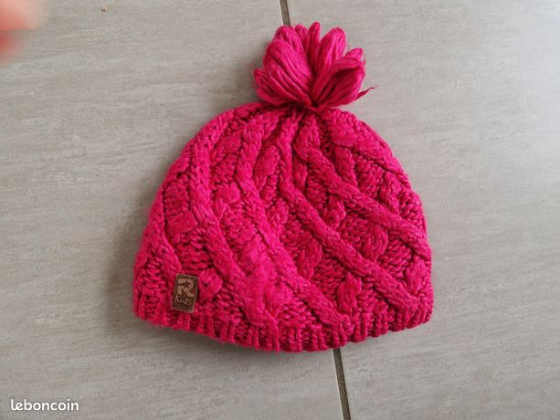Bonnet De Vélo Enfant - Chaud Et Mignon - Pour Fille - Hiver, Ski, Sport - Rose Taille 45